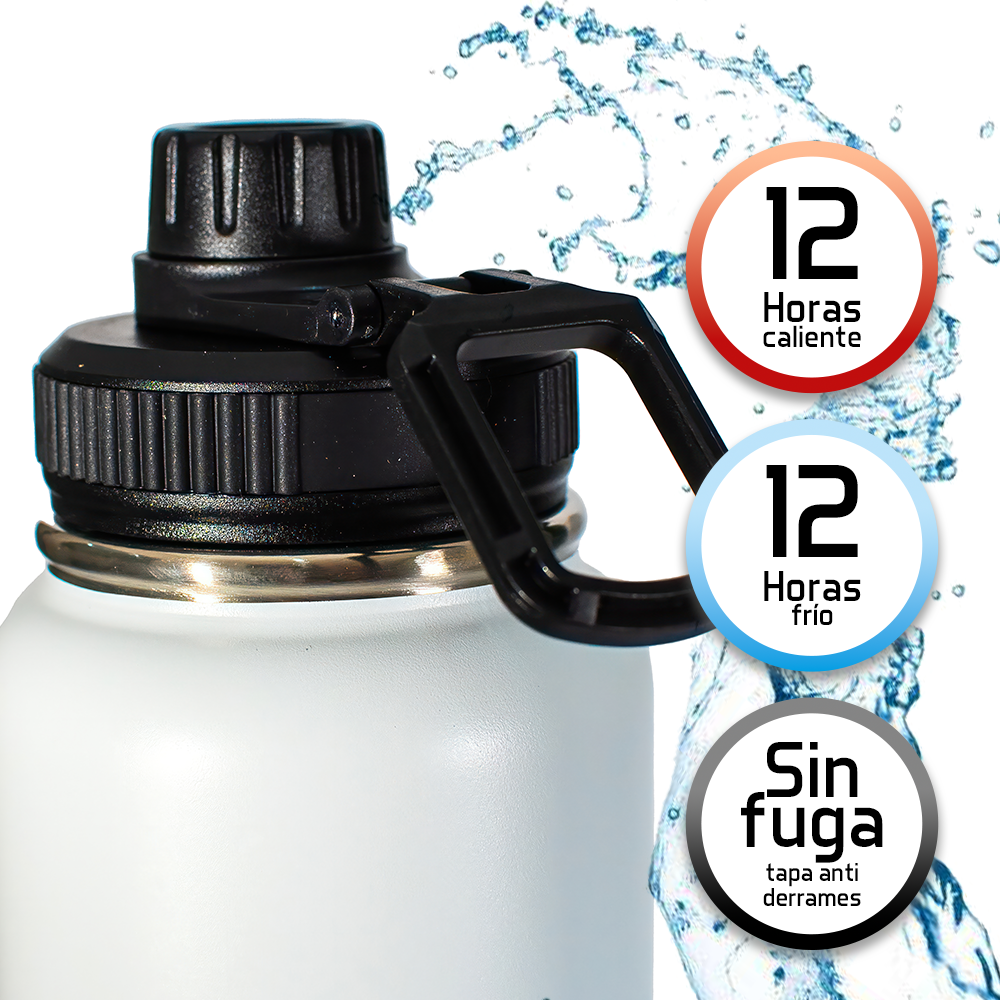 Botella Deportiva Acero Inoxidable 32 oz